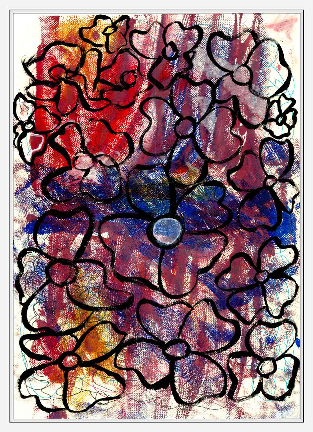 Petals in Chaos-Version I (Original) - Image 5