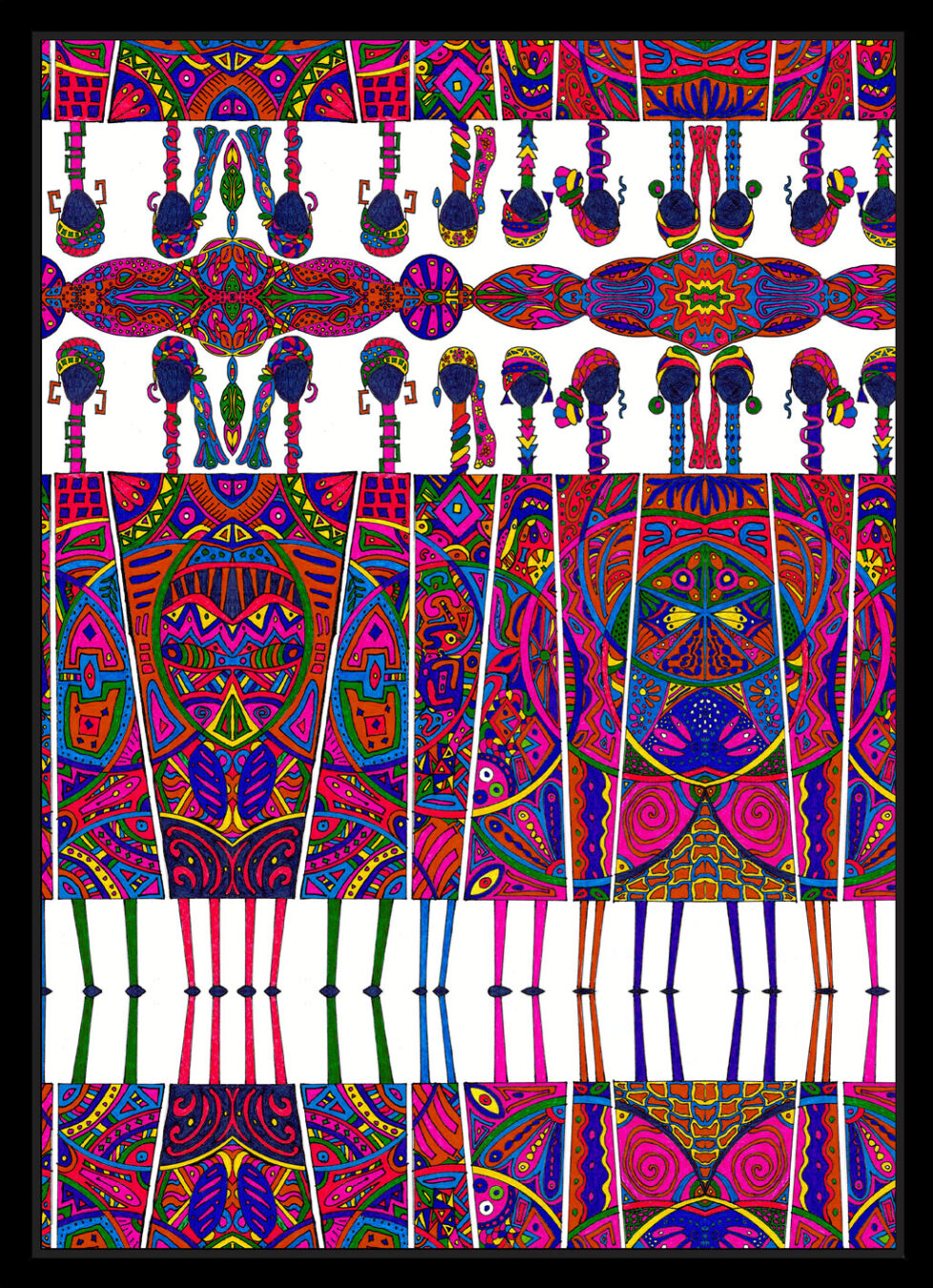 Tribal Rhythms Portraits of Togetherness-VII