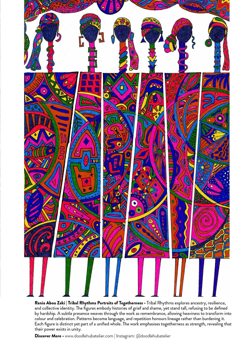 Artist Talk Magazine Issue 42 featuring Tribal Rhythms Portraits of Togetherness by Rania Abou Zaki