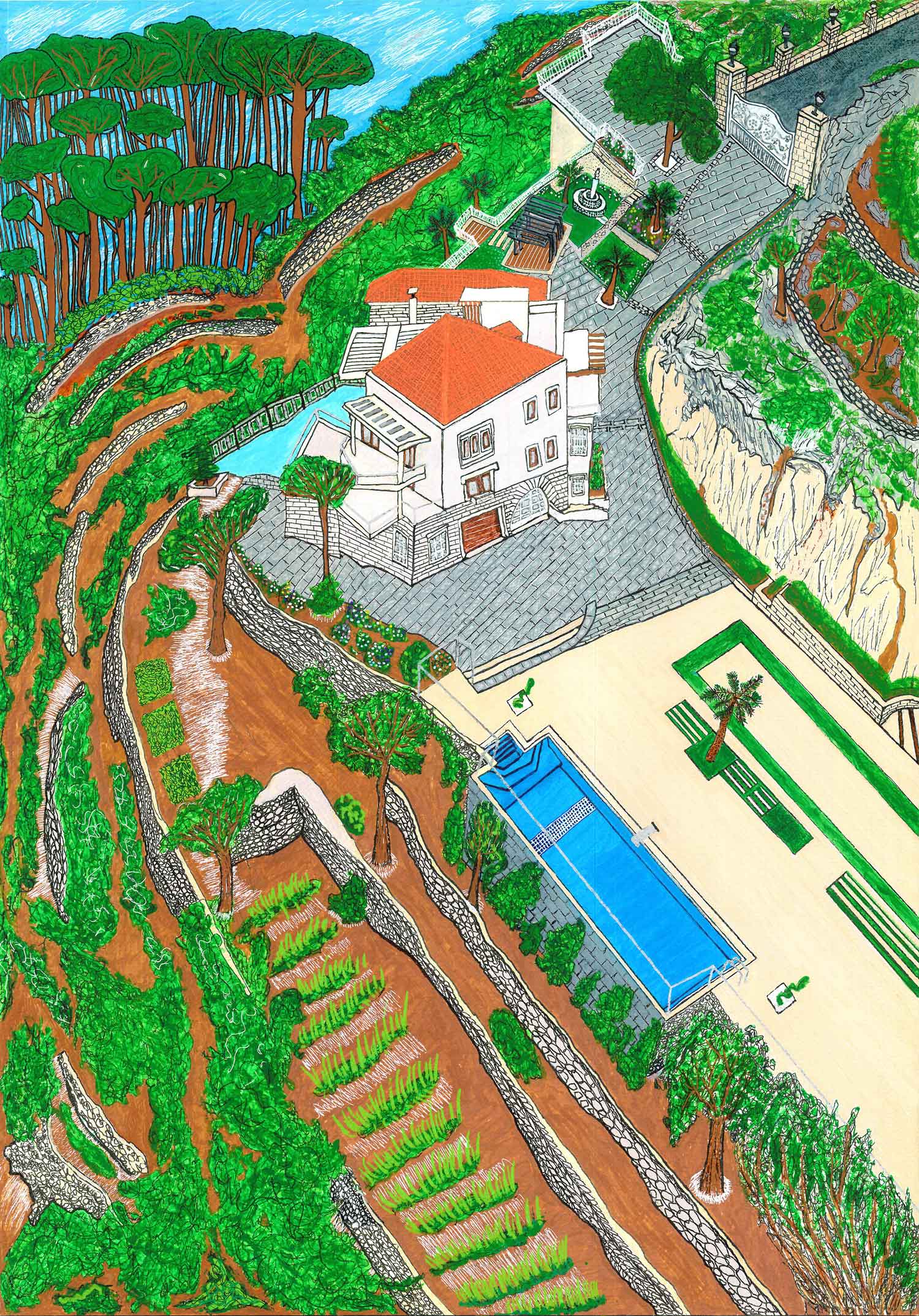 Mountain Boss HQ by Rania Abou Zaki – World Art Dubai 2026